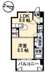 フラットリア御船（Ｓ）の物件間取画像